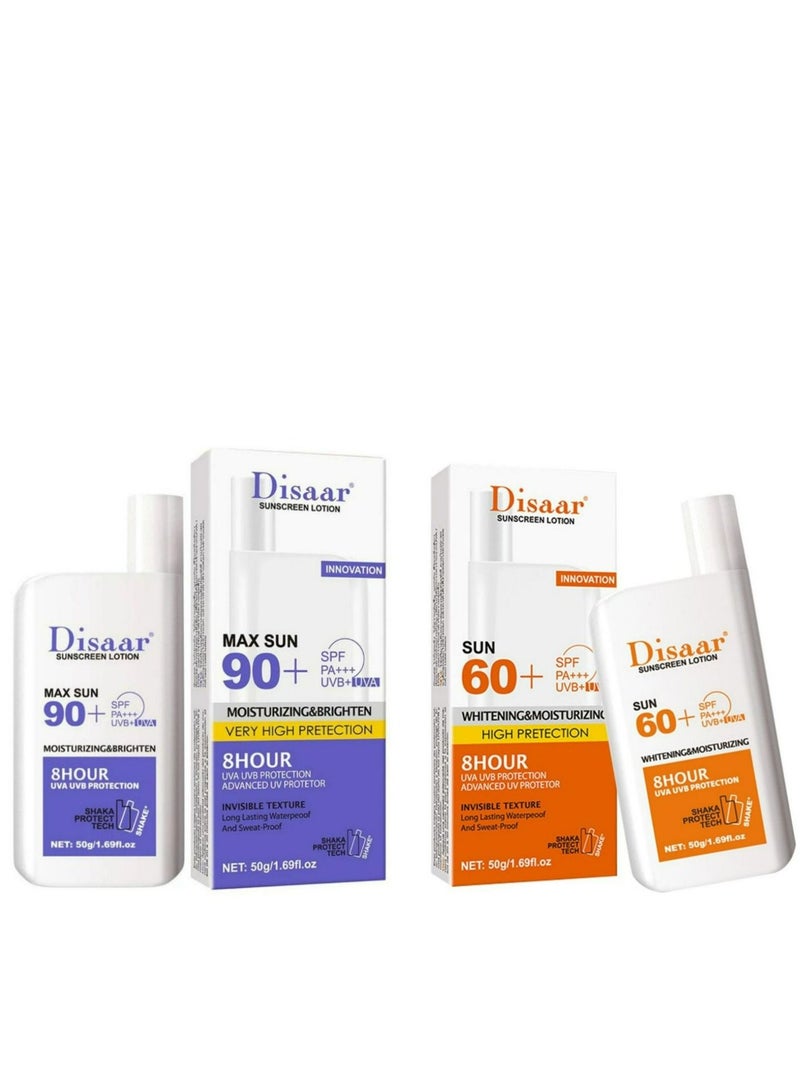 Disaar Sunscreen Lotion 2 PCS 2*50g - Image 1