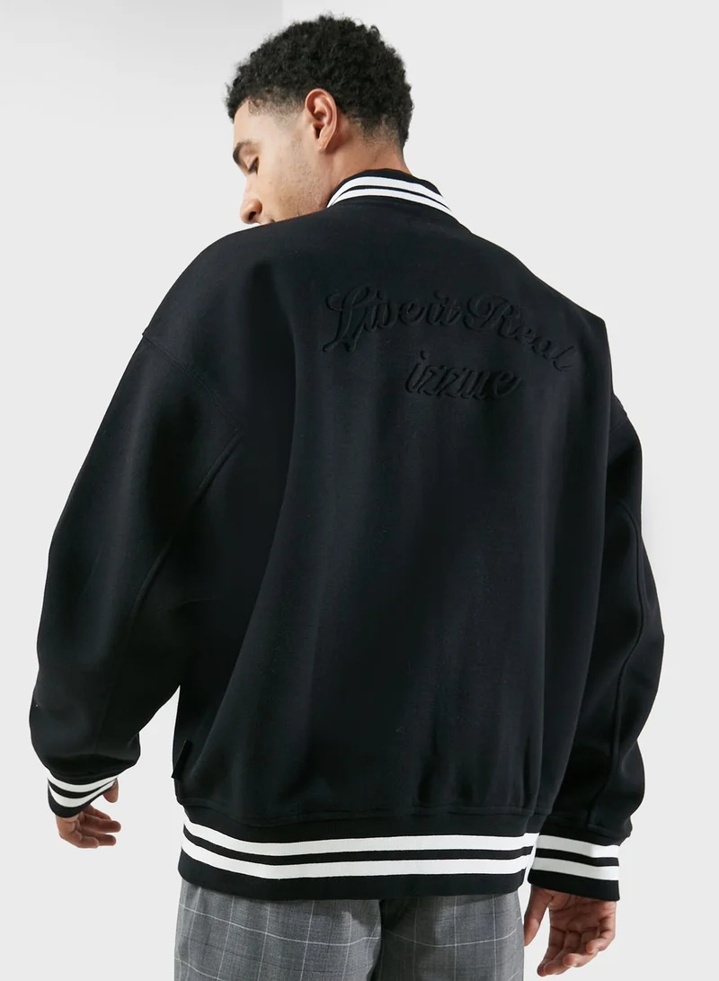 izzue Interlock Baseball Jacket