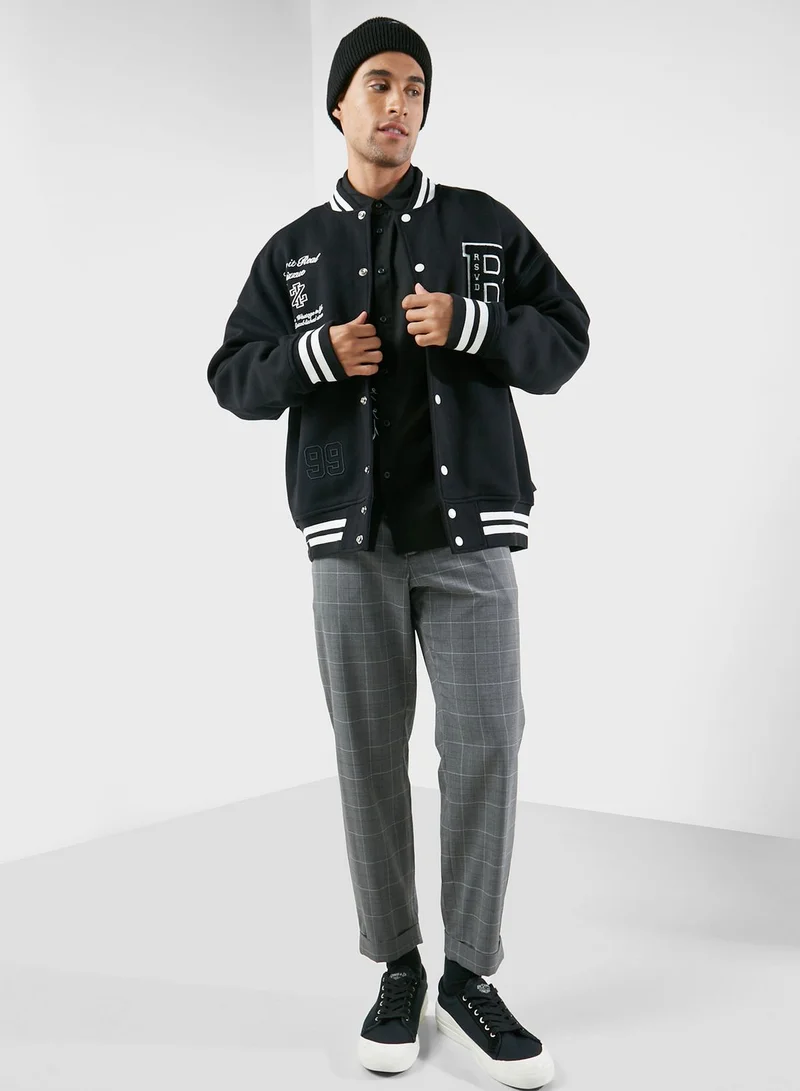 izzue Interlock Baseball Jacket
