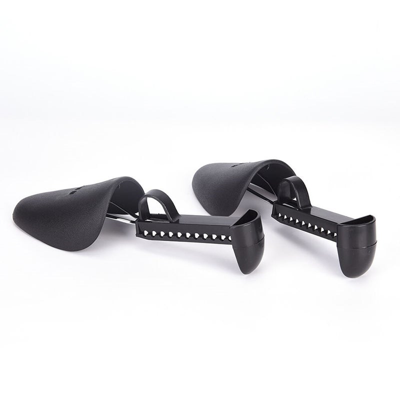 4 Pairs Adjustable Shoe Boot Holder Fixed Shoe Shape Shoe Shoe Tree Shaper for Women (Black) - Image 2
