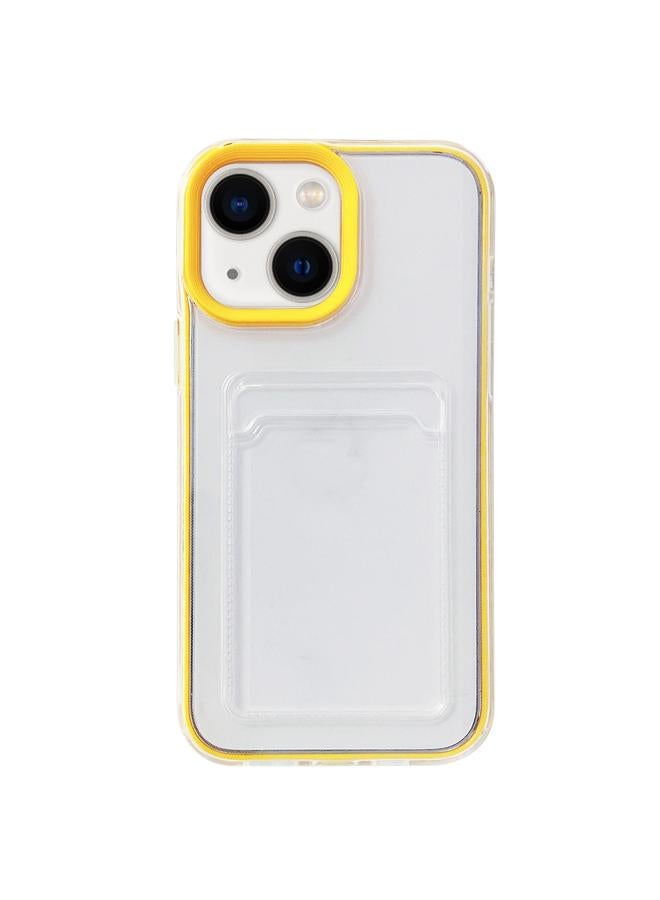S-TOP Case For iPhone 15 360 Clear PC Hybrid TPU Phone Case with Card Slot - Image 1