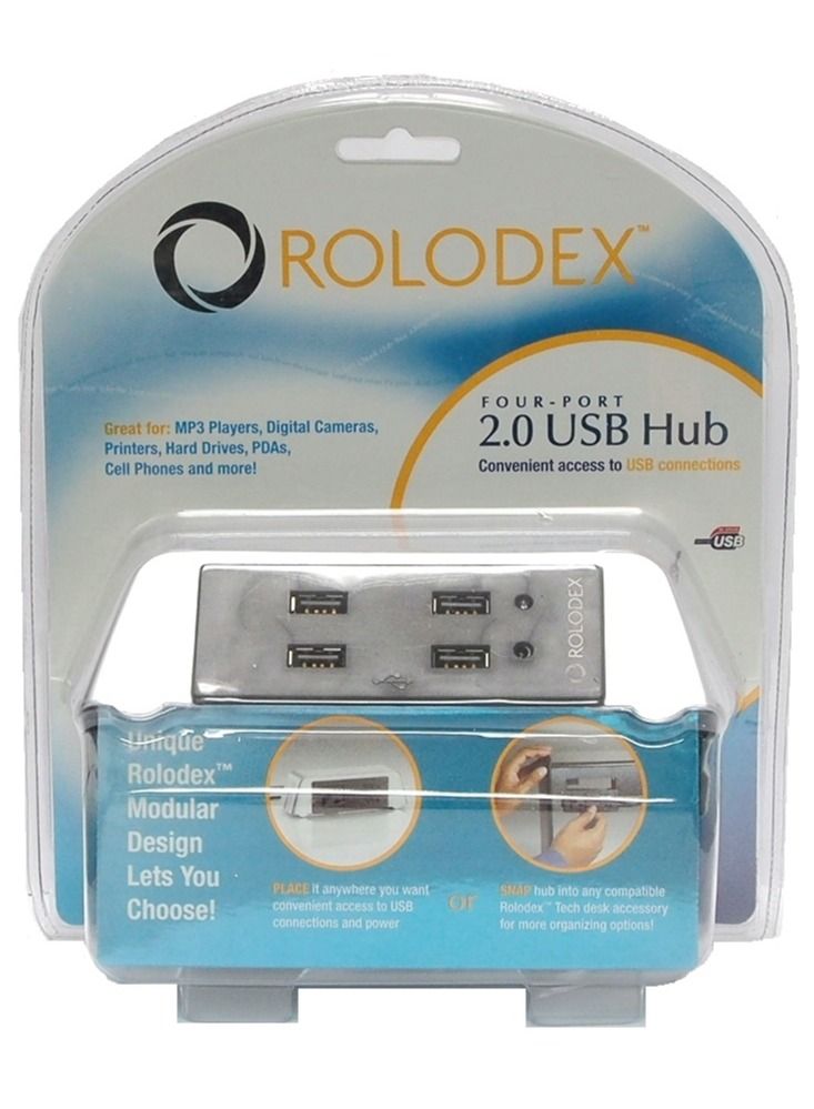 Rolodex محور USB 2.0 بأربعة منافذ - Image 2