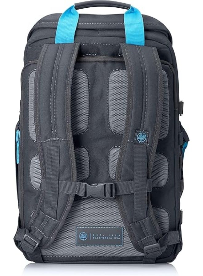HP Odyssey 15.6" Sport Backpack, Geometric Faces, Gray - Image 3