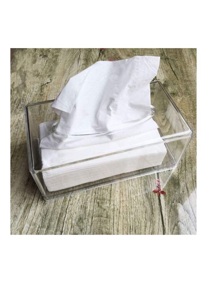 Acrylic Tissue Box Clear 22.5x12x9cm - Image 5