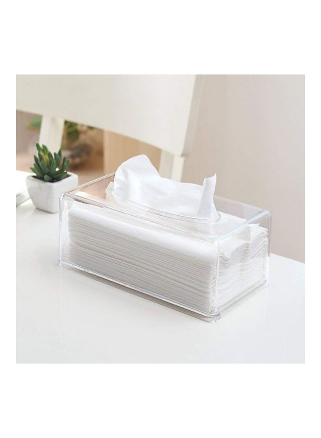 Acrylic Tissue Box Clear 22.5x12x9cm - Image 3
