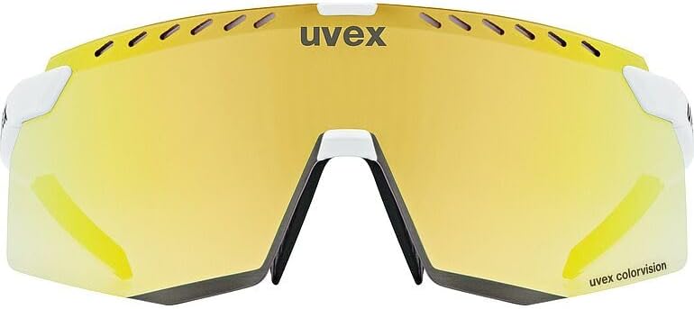 Uvex Pace Perform S CV Bicycle Sunglasses – Mirror Silver Contrast Lenses – Black Matt Frame – Lightweight Sport Eyewear for Bike Riders - Image 2