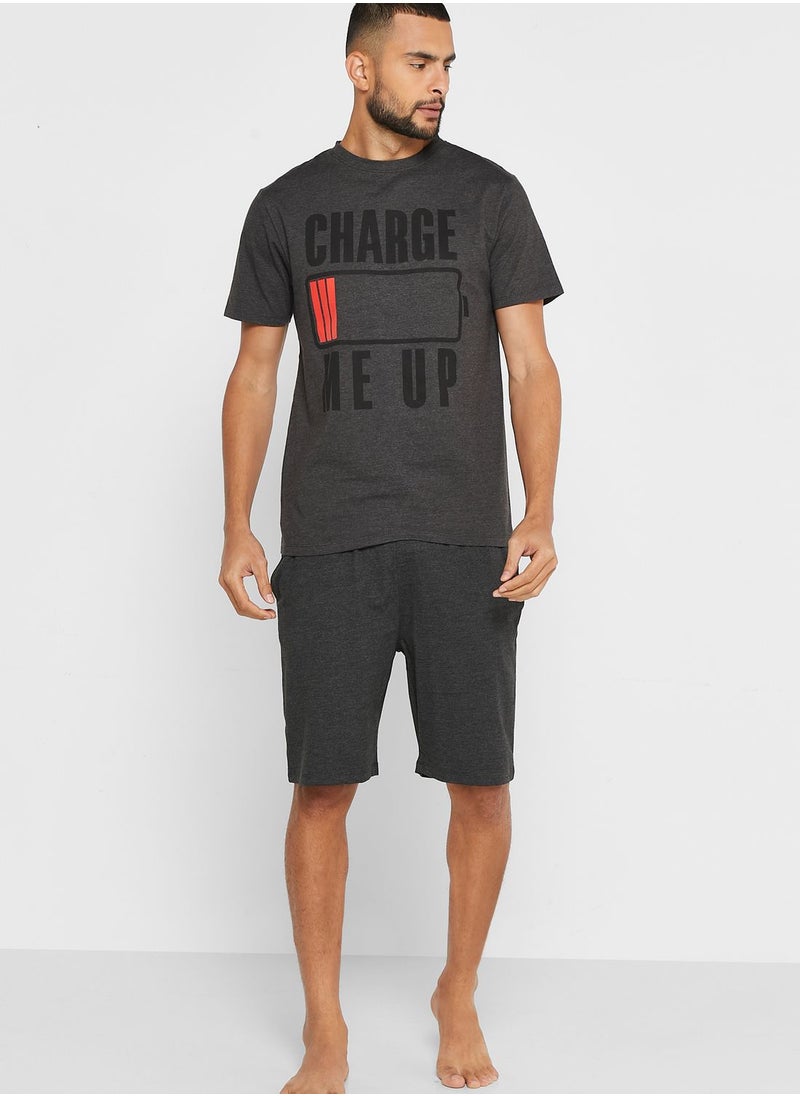 Seventy Five - Charge Me Up Nightwear Set - Image 1