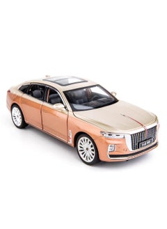 Swift 1:24 Scale Hongqi H9 Toy Cars Diecast Model Luxury Metal Car Zinc Alloy Pull Back with Front and Back Lights Open Door Off Road Real Suspensions, Multicolour  - Image 3