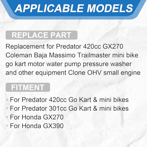 GUCIDDAK New Header Exhaust Pipe For Predator 420cc Go Kart & mini bikes,Fit:GX270,GX390 Black - Image 4