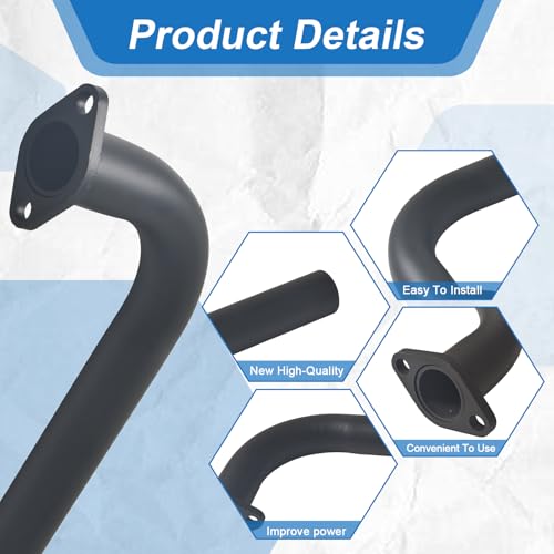 GUCIDDAK New Header Exhaust Pipe For Predator 420cc Go Kart & mini bikes,Fit:GX270,GX390 Black - Image 3