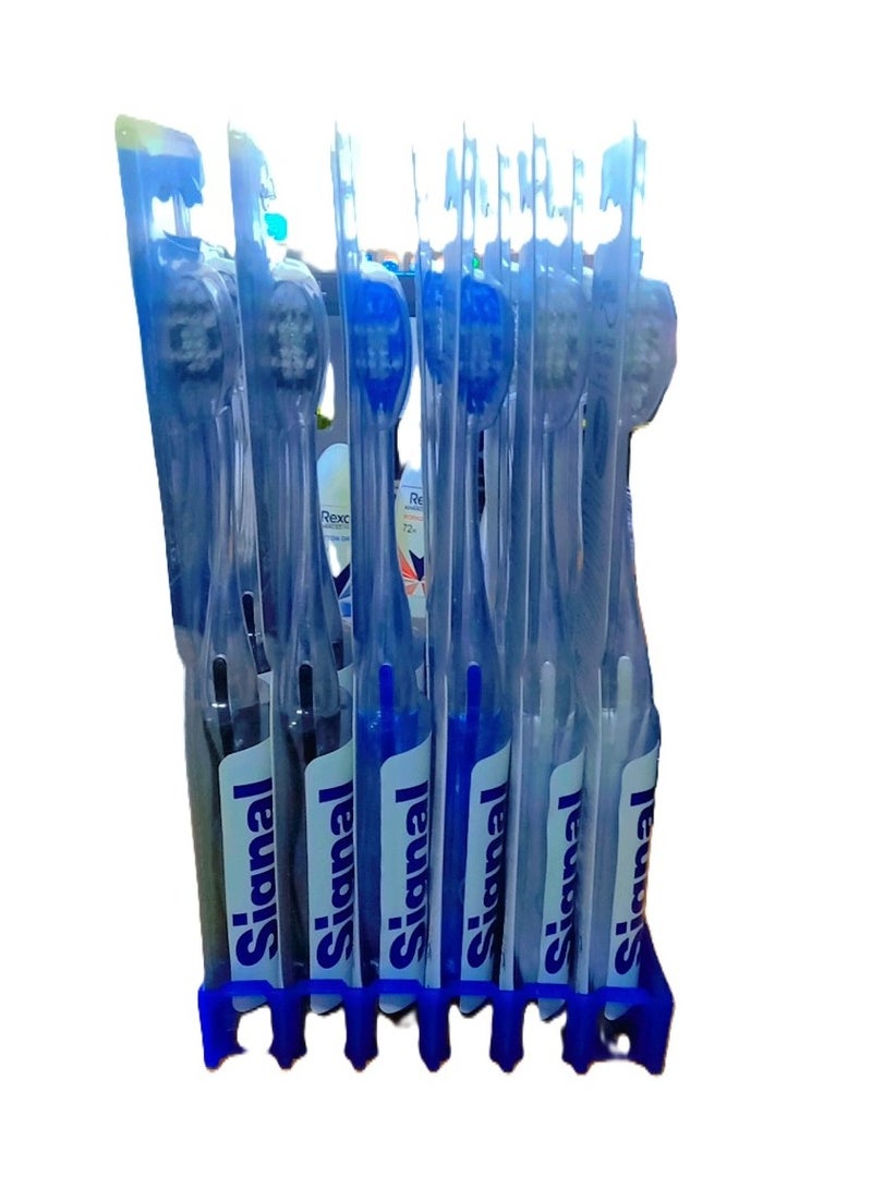 سيجنال 12  قطعة  فرشاة أسنان الترا ريتش نعومة متوسطة من سيجنال | لون عشوائي - Image 3