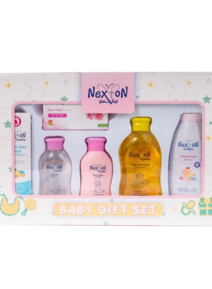 طقم نيكستون المتميز للعناية اليومية بالرضع - مجموعة هدايا مثالية للمواليد الجدد