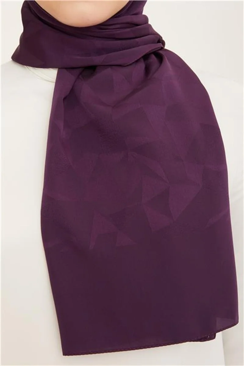 ARMINE Trend J.capri Purple Patterned Shawl 7-395