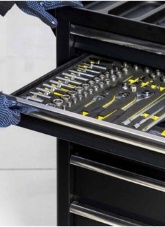 RHINOMOTIVE Tools Trolley With 7 Ball bearing sliding drawers with a weight capacity of 20kg Total Weight capacity of 150 kg (Tools Not Included)  - Image 5