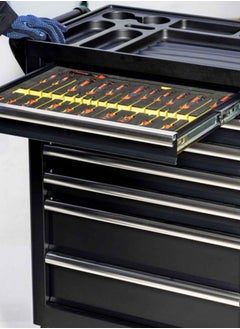 RHINOMOTIVE Tools Trolley With 7 Ball bearing sliding drawers with a weight capacity of 20kg Total Weight capacity of 150 kg (Tools Not Included)  - Image 4