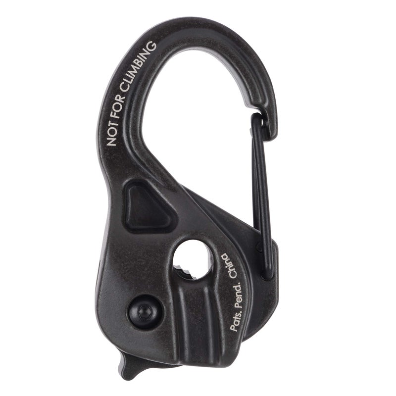 Nite Ize CamJam XT Aluminum Rope Tightener - Versatile Tie Down Cam Mechanism with Carabiner Clip - Secure Hiking Gear Essential - Rope Tie Down Accessory - Black/Coyote - Image 4