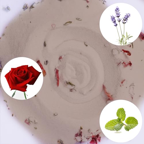 DR.DUDU Hamster Bath Sand, 2.8lb Dust Free Desert Sand or Potty Litter Sand for Hamster Chinchillas Gerbil Syrian Mice Small Animals (Beige, Flower Smell) - Image 2