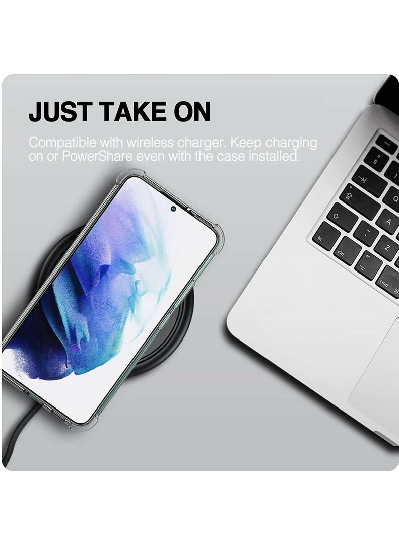 Samsung Galaxy A54 Clear Case, Shock-Absorption TPU Cell Phone Cover with Reinforced Corners, Soft Flexible & Crystal Clear Protective Bumper Case