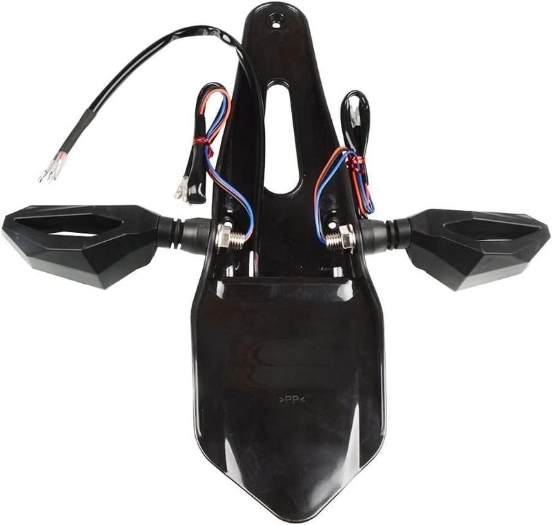 ADWAIT Front & Rear Side D Shape Yellow & Blue Motorcycle Bike Indicator Lights Led Bulb Turn Signal Bilnkers Light For TVS Apache RTR 160 - Image 3