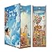 Tonecheer DIY Book Nook Kit for Adults3D Wooden Puzzle Bookend Bookshelf Insert Library Decor Booknook Miniature House Kit with Body Motion Sensor LED Light Travel with The Wind - Image 2