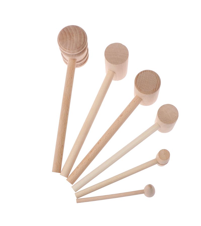 Leather And Wooden Hammer Toy For Crab Lobster Striking Model A4 - Image 4