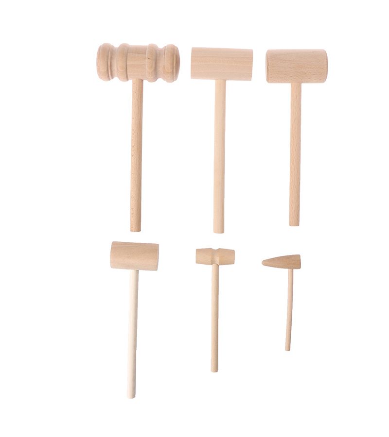 Leather And Wooden Hammer Toy For Crab Lobster Striking Model A4 - Image 5