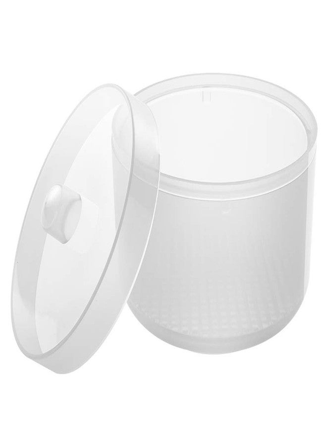 lasenersm 1 Piece Nail Art Tool Cleaning Cup Nail Art Tool Sterilizer Cup Nail Tools Cleaning Tray Box Container Net Basket Case Manicure Tools Jar Soak Box for Nail Art Accessories, Transparent - Image 1