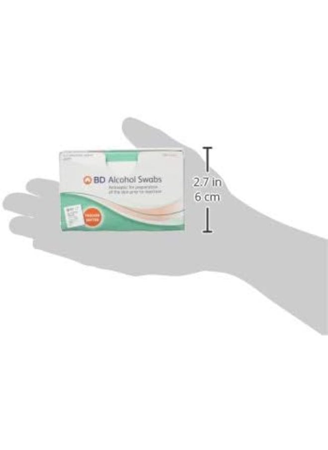 BD  Swabs 100 Each White