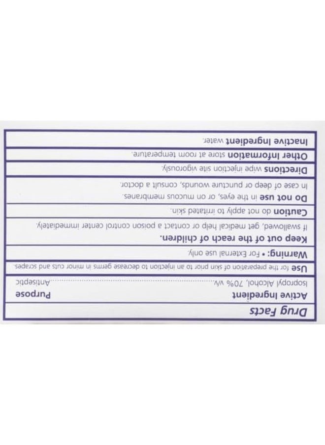 BD  Swabs 100 Each White