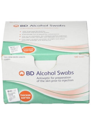 BD  Swabs 100 Each White - pzsku/Z99DC7D9DEF9DBE8242A2Z/45/_/1727378227/52d7928b-d14a-4826-ae66-8753580d23cb