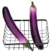 Meiwlong 2 PCS Artificial Lifelike Eggplant Fake Soft PU Realistic Vegetable Props Decoration Home Faux Food Model Ornament Kitchen Party - Image 2