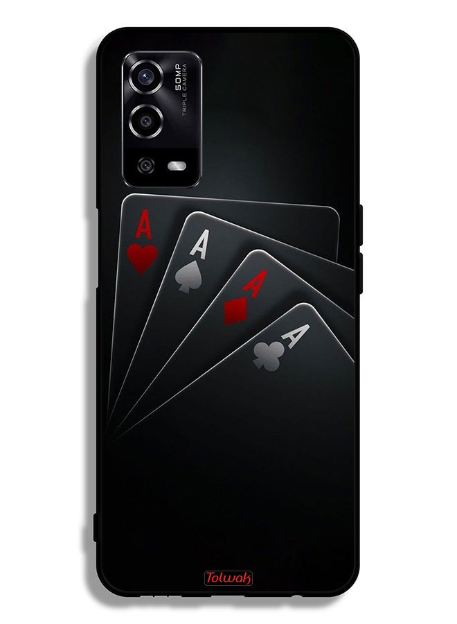 Tolwak Oppo A55 4G Protective Case Cover Cards A - Image 2