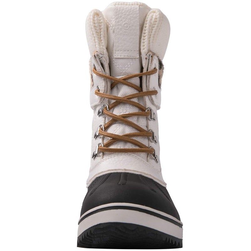 GLOBALWIN Snow Boots For Women White Women's Winter Boots 8.5M - Image 5
