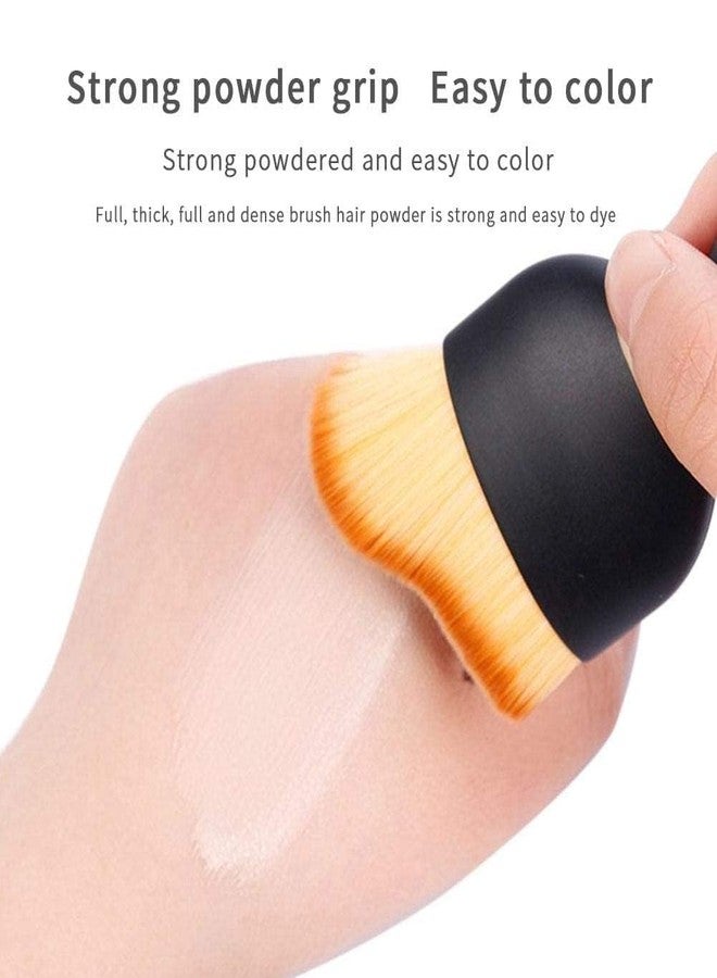 Getmecraft Angled Foundation Makeup Brush, Travel Powder Brush for Liquid Foundation, Cream or Flawless Powder Cosmetics, Angled Blush Brush Curvature Fits Cheek and Jaw - Image 3