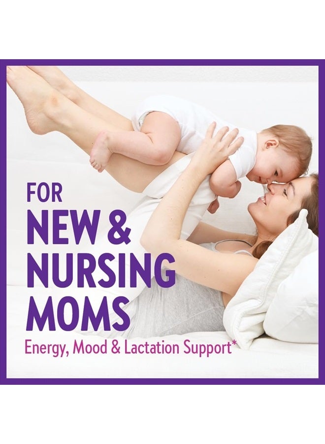 New Chapter فيتامينات ما بعد الولادة مكمل الرضاعة، متعدد الفيتامينات الكامل مع فيتامين د3 المخمر + فيتامينات ب، مصنوع من الخضروات والأعشاب العضوية، مكونات غير معدلة وراثيًا، 192 حبة - Image 2