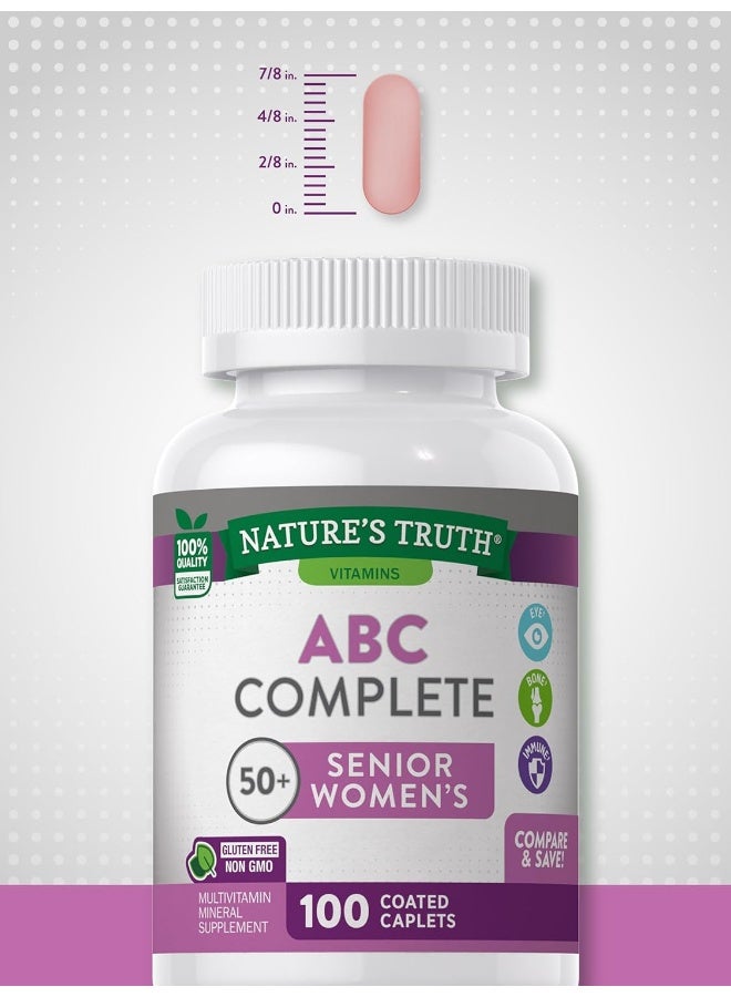 natures truth أقراص متعددة الفيتامينات للنساء 50+ من ABC كاملة - Image 5