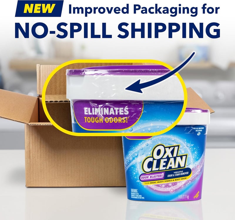 Oxiclean Odor Blasters Versatile Odor and Stain Remover Powder, 5 lb - Image 2