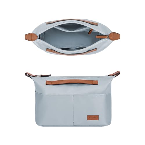 GIVLEFLY Purse Organizer Insert with Zipper Lightweight Handbag Organizer Insert with Handle Bag Organizer Insert for Tote Handbags - Image 1