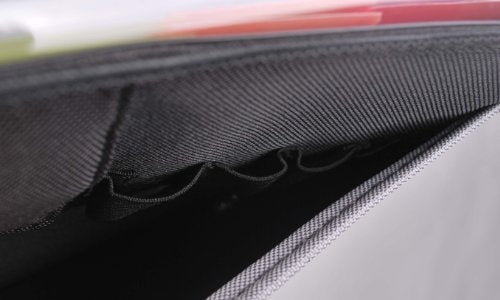 Filexec Soft Touch Padded Canvas Window Expanding File, 13 Pockets, Black (46227-8), Letter, 1 Pack - Image 3