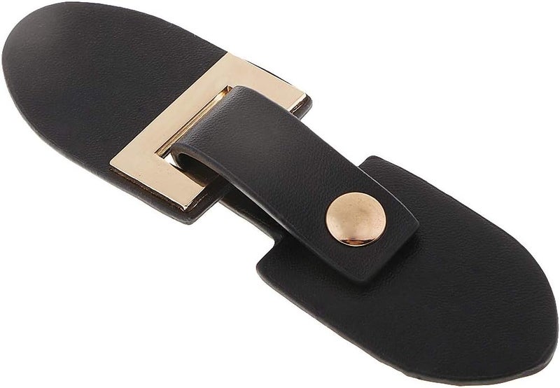 klarako Unisex Fashion PU Leather Toggle Decor Button Coat Jacket Duffle Metal Fasteners Black DIY Sewing Accessories -6Pcs - Image 5