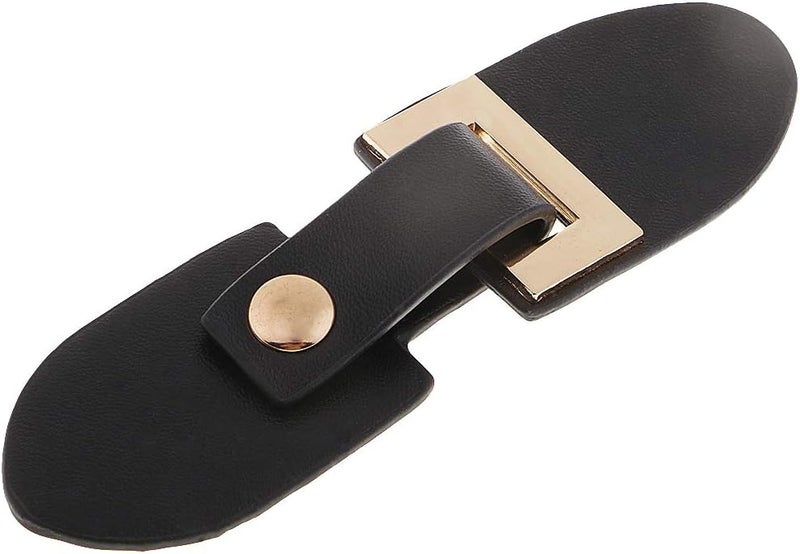 klarako Unisex Fashion PU Leather Toggle Decor Button Coat Jacket Duffle Metal Fasteners Black DIY Sewing Accessories -6Pcs - Image 2