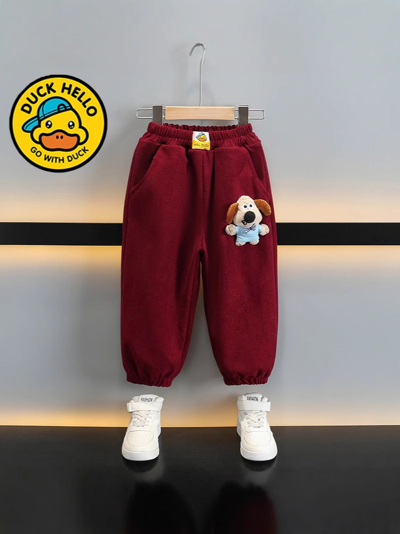 Boys' Loose Leg Sweatpants Boys Stylish Spring Sports Pants Children'S Fashion Pants - Image 3