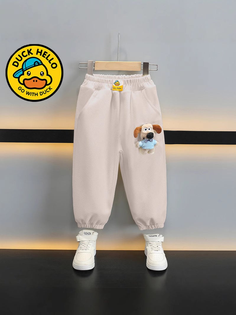 Boys' Loose Leg Sweatpants Boys Stylish Spring Sports Pants Children'S Fashion Pants - Image 4