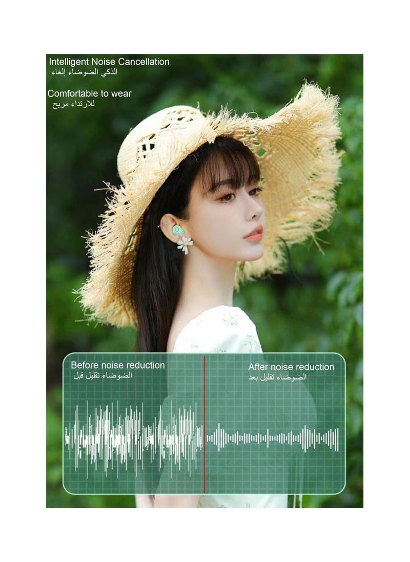 Generic - Earbuds New Generation Intelligence Headphones TWS Bluetooth Earphones Black - Image 1