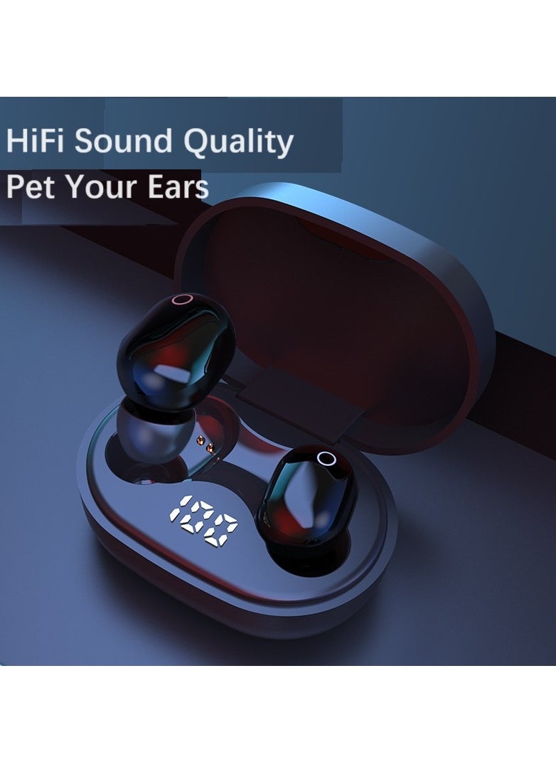 Generic - Earbuds New Generation Intelligence Headphones TWS Bluetooth Earphones Black - Image 1