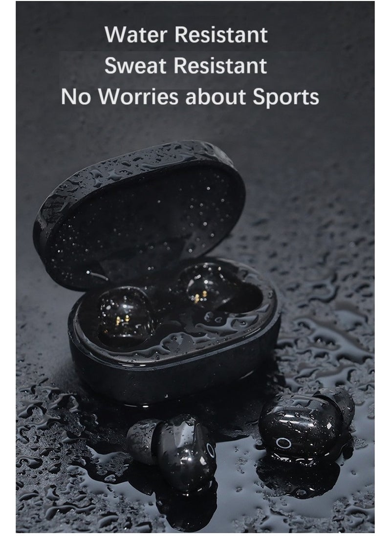 Generic - Earbuds New Generation Intelligence Headphones TWS Bluetooth Earphones Black - Image 1