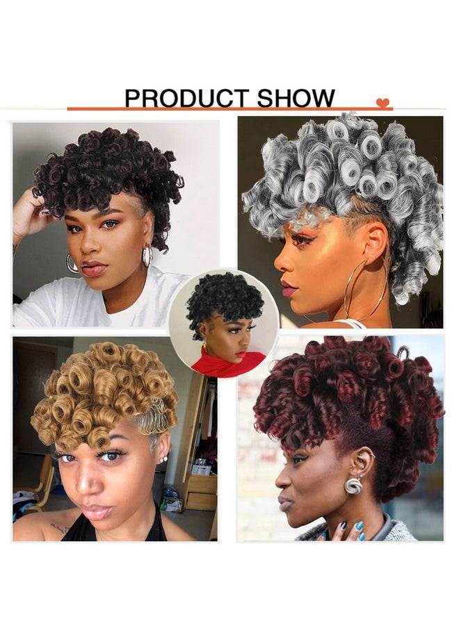 Deep Curly Mohawk Hair Piece Black Women Highlight Brown Mohawk Wigs For Black Women Clip In Hair Extensions Fake Ponytail With Bangs Faux Hawks Wigs For Women 4C (27#) - pzsku/Z99DD25FCBFD4A51F008BZ/45/_/1734183013/d6159d49-157d-4cab-9bef-404256a8bcc0