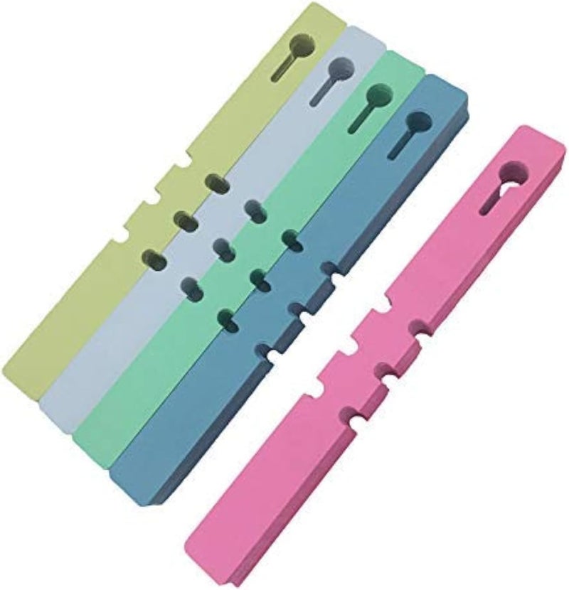 Mihey Plastic Tree Tags Garden Plant Labels 500 PCS 5 Colors Wrap Around Nursery Tags - Image 1