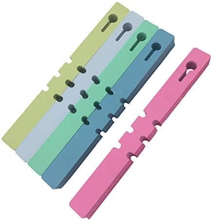 Mihey Plastic Tree Tags Garden Plant Labels 500 PCS 5 Colors Wrap Around Nursery Tags - Image 2