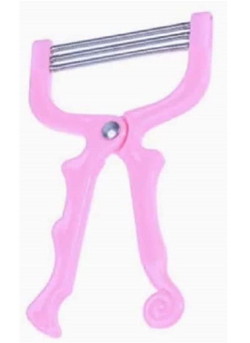 AMM Facial Hair Remover Stick Threading Epilator  Manual Face Hair Removal Tool Pink  - Image 1